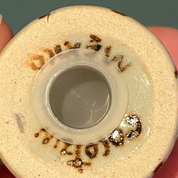 Mexican Tonala pottery salt and pepper shakers With Tray midcentury MCM Cocotzin - Picture 4 of 5